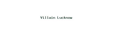 Villa In Lucknow